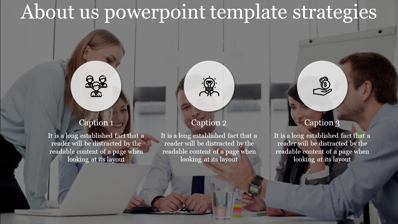Free - About Us PowerPoint Template For Presentation Diagram